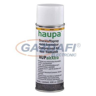HAUPA 170108 HUPairXtra Sűrített levegő spray, nem éghető, 400 ml