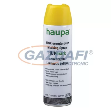 HAUPA 170141 HUPmark Jelölőpray, sárga, 500ml
