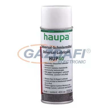 HAUPA 170166 HUP40 Univerzális kenőanyag, 400ml HAUPA 170166 HUP40 Univerzális kenőanyag, 400ml