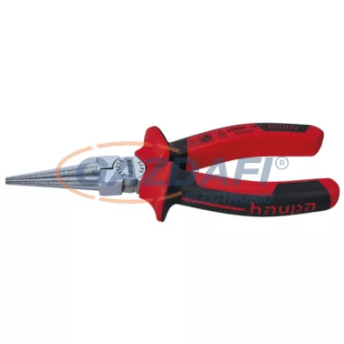 HAUPA 211216 VDE Gömbölyű csőrű fogó, 160 mm, 1000 V