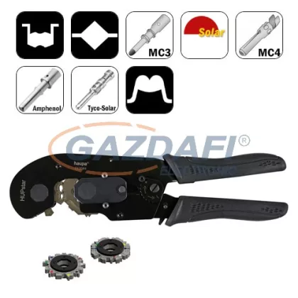   HAUPA 213084 HUPstar Photovoltaik Multifogó Présfogó váz préselő csillaggal
