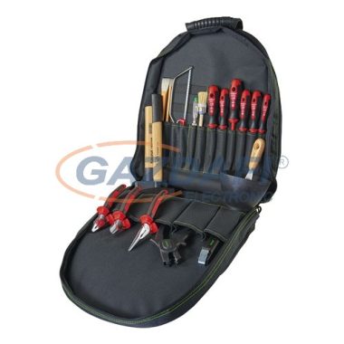 HAUPA 221280 BackpackPro „Start 1000 V“szerszámtartó hátizsák szett