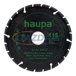 HAUPA 230727 Spezial gyémánt vágókorong fémhez, 115mm