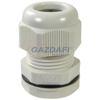 HAUPA 250042 Tömszelence, IP68, szürke, M16, kulcstáv 22 10 db/csomag