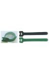 HAUPA 262766 Tépőzáras kábelkötegelő zöld 210x 16 mm  20 db/csomag