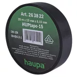 HAUPA 263828 Szigetelőszalag PVC sárga 15 mm x 20 m