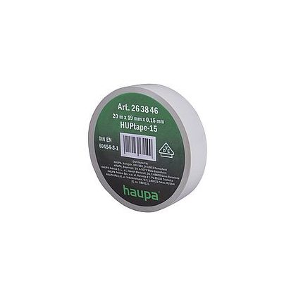 HAUPA 263846 Szigetelőszalag PVC szürke 19 mm x 20 m