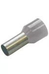 HAUPA 270031 szigetelt érvéghüvely szürke 2.5 /18  100 db/csomag