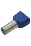 HAUPA 270794 Iker érvéghüvely két vezetékhez, DIN blue 2.5 /13  100 db/csomag