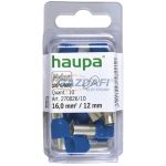   HAUPA 270826 Szigetelt érvéghüvely, 16mm2, 12mm, kék,  100 db/csomag