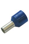 HAUPA 270904 Szigetelt érvéghüvely,, kék, 2.5mm2 / 8mm,  100 db/csomag