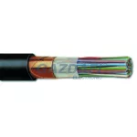   F-2YC2Y 80x2x0,6mm2 távközlési kábel rézszalag árnyékolással PE 200/300V fekete