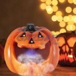 LED-es, hidegpárás halloween tök