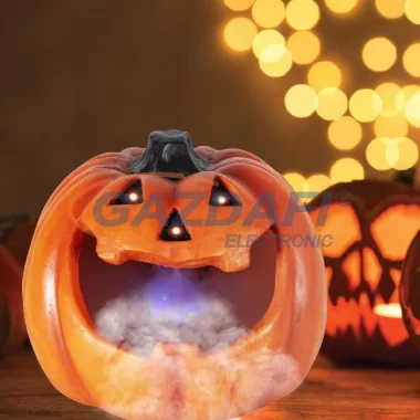 LED-es, hidegpárás halloween tök