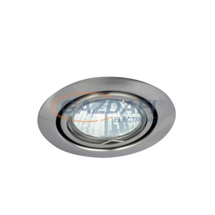   RÁBALUX 1093 spot lámpa relight kör billenthető GU5.3 szatén króm 230V 50W A++ -> E