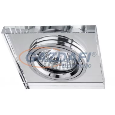 RÁBALUX 1147 spot lámpa fashion GU5.3 króm-üveg 230V 50W A++ -> E