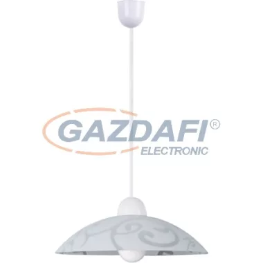 RÁBALUX 1846 Scroll függeszték D30 E27 60W, fehér 230V