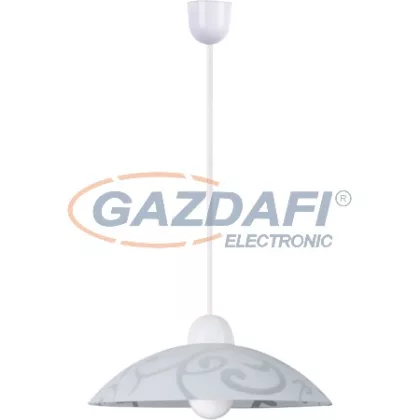 RÁBALUX 1846 Scroll függeszték D30 E27 60W, fehér 230V