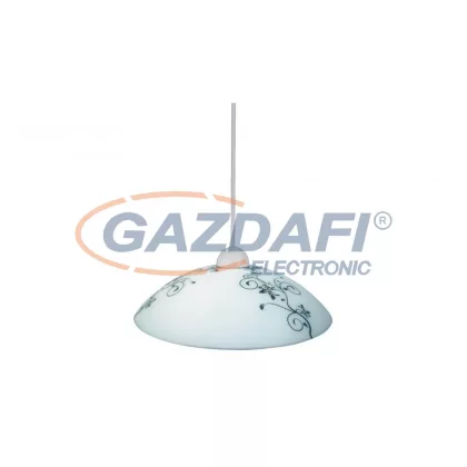 RÁBALUX 1848 Bloomy függeszték D30 E27 60W, fehér 230V