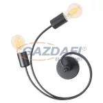  RÁBALUX 2094 Carly fali lámpa, LED, E27 2x15W, matt fekete 230V A++ -> E
