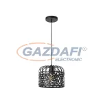   RÁBALUX 2156 Alessandra függeszték E27 1x60W,matt fekete 230V     A++ -> E