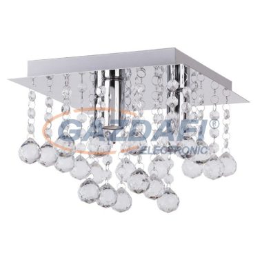 RÁBALUX 2617 Corinna mennyezeti lámpa 25x35cm E14 3x max40W króm 230V A++ -> E