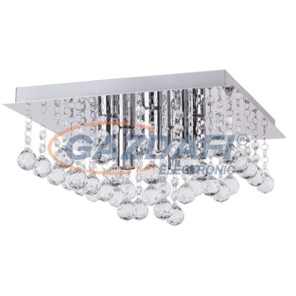   RÁBALUX 2618 Corinna mennyezeti lámpa 35x35cm E14 5x Max40W króm 230V A++ -> E