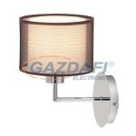   RÁBALUX 2628 Anastasia fali lámpa E27 max 60W króm/barna 230V