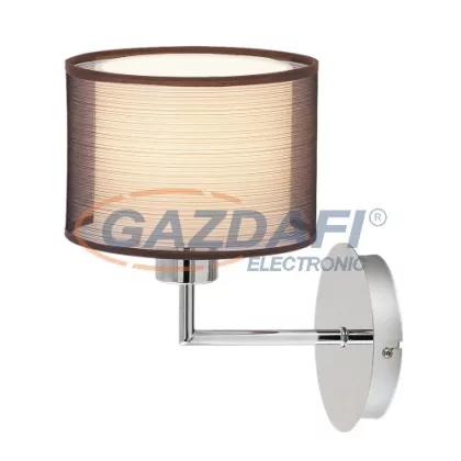   RÁBALUX 2628 Anastasia fali lámpa E27 max 60W króm/barna 230V