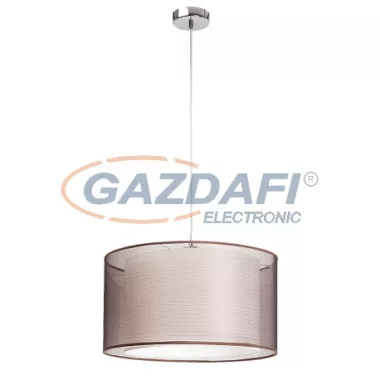 RÁBALUX 2632 Anastasia függeszték. E27 max 60W króm/barna 230V
