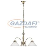   RÁBALUX 2703 Marian 3 ágú csillár E27 3x60W bronz 230V     A++ -> E