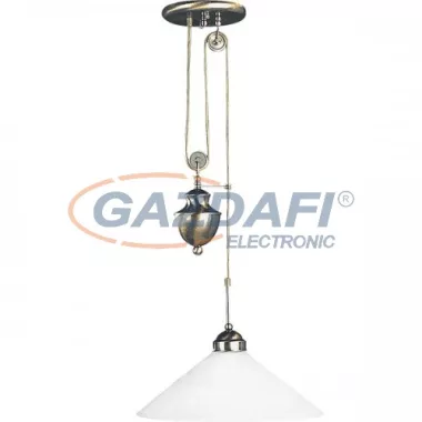 RÁBALUX 2706 Marian függeszték E27 1x100W bronz 230V     A++ -> E