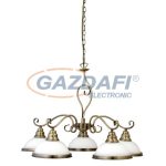   RÁBALUX 2755 Elisett 5 ágú csillár E27 5x60W bronz 230V     A++ -> E