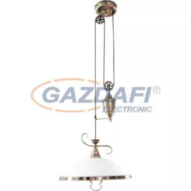 RÁBALUX 2756 Elisett függeszték E27 1x60W bronz 230V     A++ -> E