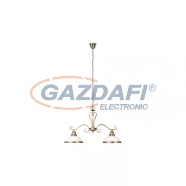 RÁBALUX 2757 Elisett 2 ágú függeszték E27 2x60W bronz 230V     A++ -> E