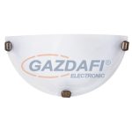   RÁBALUX 3003 Alabastro fali lámpa E27 60W fehér /bronz/ 230V