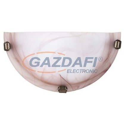 RÁBALUX 3053 Alabastro falikar E27 60W tabaco /bronz/ 230V
