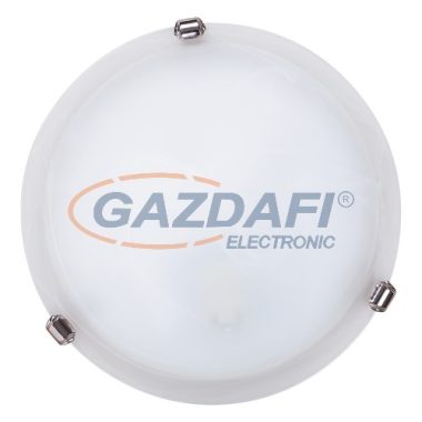 RÁBALUX 3202 Alabastro mennyezeti lámpa D30 E27 60W fehér/króm 230V