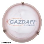   RÁBALUX 3353 Alabastro mennyezeti lámpa D40 E27 2x60W tabaco/bronz 230V