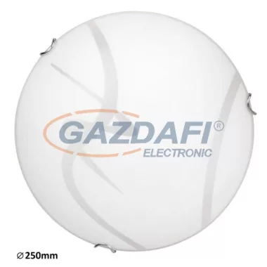 RÁBALUX 3380 Hallie mennyezeti lámpa D30 E27 60W króm, fehér 230V