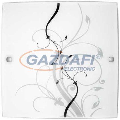   RÁBALUX 3692 Elina mennyezeti lámpa 300x300E27 60W fekete/fehér 230V