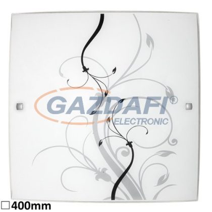   RÁBALUX 3693 Elina mennyezeti lámpa 400x400E27 2x60Wfekete/fehér 230V