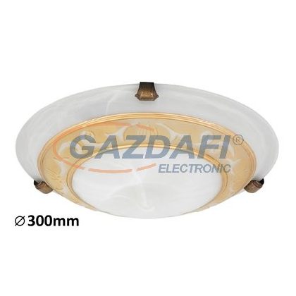   RÁBALUX 3713 Laretta mennyezeti lámpa D30 E27 60W bronz köröm 230V