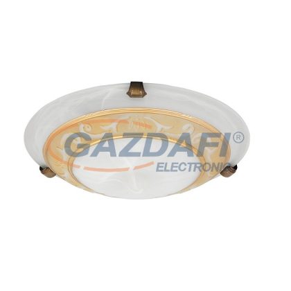   RÁBALUX 3714 Laretta mennyezeti lámpa D40 E27 2x60W bronz köröm 230V