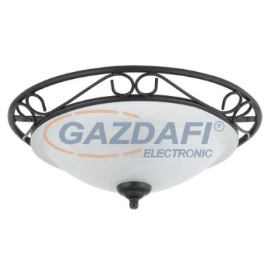 RÁBALUX 3722 Athen mennyezeti lámpa D37 E27 2x60W matt fekete 230V