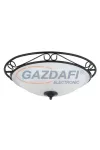 RÁBALUX 3723 Athen mennyezeti lámpa D47 E27 3x60W matt fekete 230V