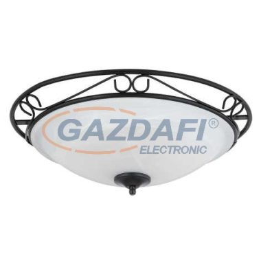 RÁBALUX 3723 Athen mennyezeti lámpa D47 E27 3x60W matt fekete 230V