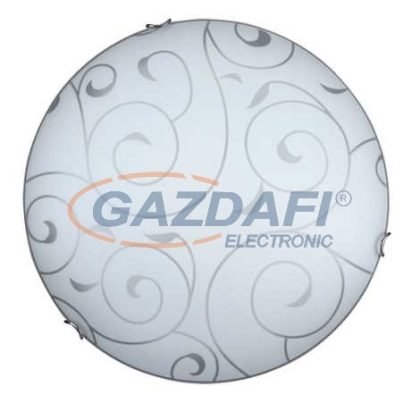   RÁBALUX 3853 Harmony lux mennyezeti lámpa D40E27 2x60W króm/fehér 230V