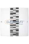 RÁBALUX 3933 Domino mennyezeti lámpa 400x400mm E27 2x60Wfekete/fehér/szürke 230V