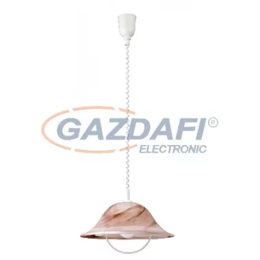 RÁBALUX 3954 Alabastro függeszték rolly D41 E27 60Wtabaco 230V